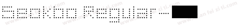 Seokbo Regular字体转换